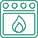 gas cooker and hob in a modern kitchen, connecting gas pipes and securing the appliance.